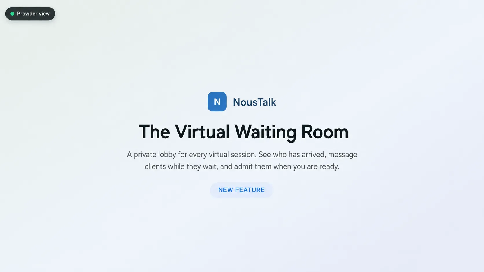 Virtual Waiting Room Walkthrough