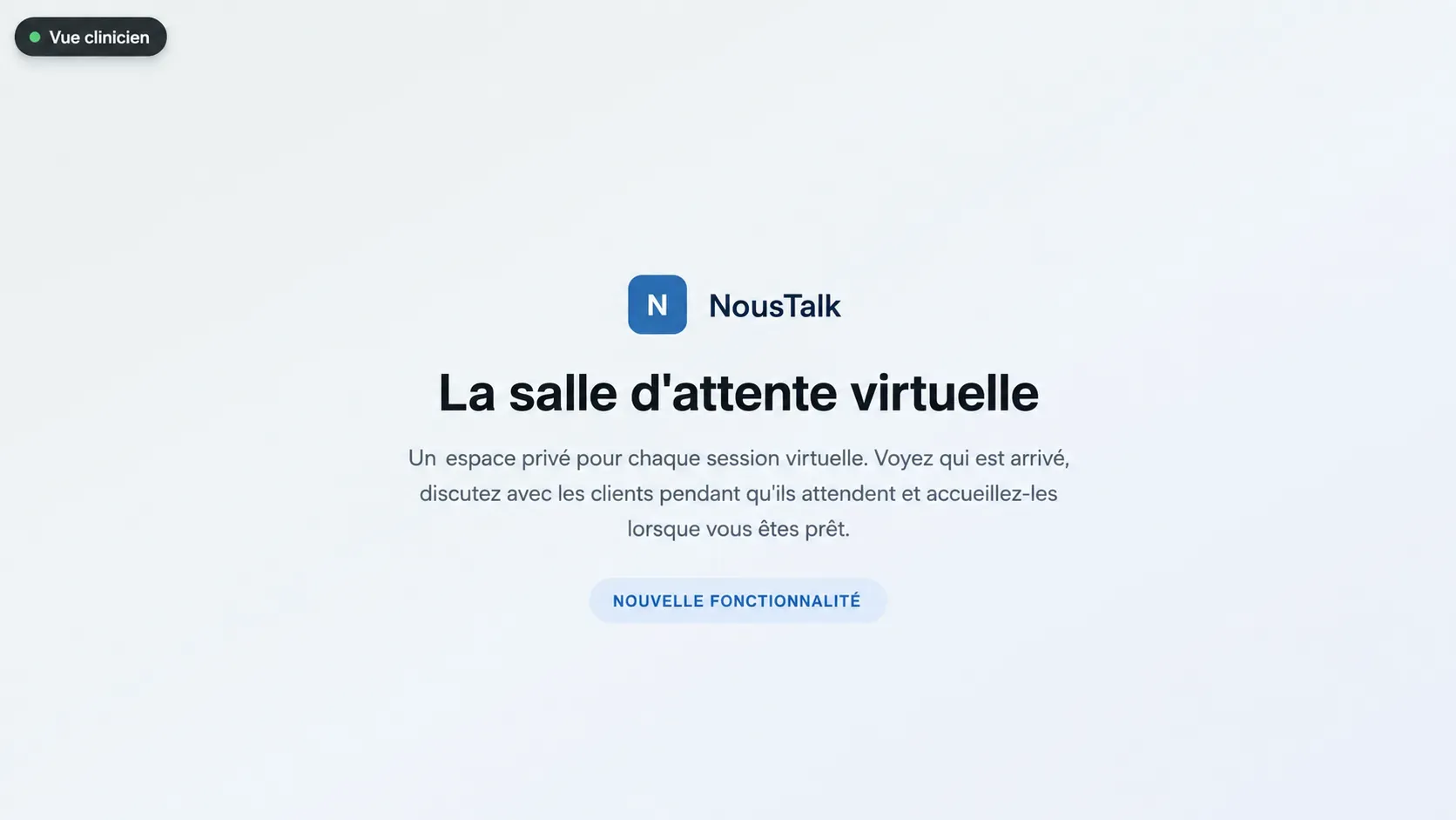 Présentation de la Salle d'Attente Virtuelle